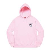 Supreme Begränsad Upplaga Snögubbe Hoodie Ljusrosa Pink, Herr