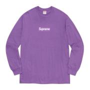 Supreme 2020 Långärmad Lila Begränsad Upplaga Purple, Herr