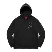 Supreme Begränsad Upplaga Logo Hoodie Svart Black, Herr