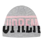 Supreme Begränsad upplaga 2-Tone Logo Beanie Gray, Unisex