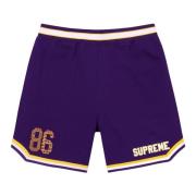 Supreme Lila Krokodil Basketboll Shorts Begränsad Upplaga Purple, Herr