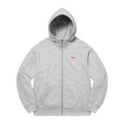 Supreme Begränsad upplaga dragkedja huvtröja Heather Grey Gray, Dam