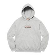 Supreme Begränsad upplaga Box Logo huvtröja Gray, Herr