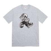 Supreme Elephant Tee Heather Grey Klassisk Bomull Gray, Herr