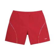 Supreme Gradient Piping Vattenshort Röd Red, Herr