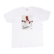 Supreme Begränsad upplaga Vit T-shirt med Gucci Mane Print White, Herr
