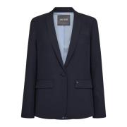 MOS MOSH Feminin Navy Blazer Mmphoebe Miley Blue, Dam