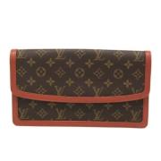 Louis Vuitton Vintage Pre-owned Tyg louis-vuitton-vskor Brown, Dam