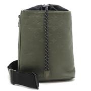 Louis Vuitton Vintage Pre-owned Tyg louis-vuitton-vskor Green, Dam