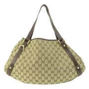 Gucci Vintage Pre-owned Canvas totevskor Brown, Dam