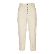 Dondup Koons Bot Gioie Jeans White, Dam