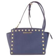 Michael Kors Pre-owned Pre-owned Plast axelremsvskor Blue, Dam