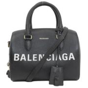 Balenciaga Vintage Pre-owned Laeder balenciaga-vskor Black, Dam