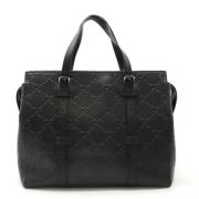 Gucci Vintage Pre-owned Laeder totevskor Black, Dam