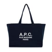 A.p.c. Rue Madame E/W Tote Väska Blue, Dam