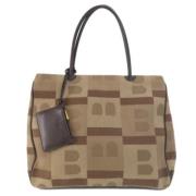 Bally Pre-owned Pre-owned Canvas totevskor Brown, Dam