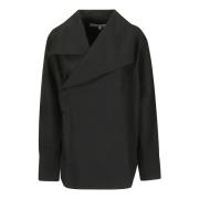 JW Anderson Oversized Krage Skjorta Black, Dam