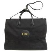 Gucci Vintage Pre-owned Nylon gucci-vskor Black, Dam