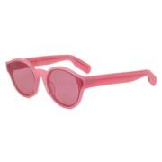 Kenzo Ros Acetat Solglasögon för Kvinnor Pink, Dam