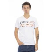 Trussardi T-Shirts White, Herr