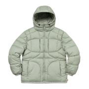 Supreme Vattenavvisande Quiltad Puffy Jacka Green, Herr