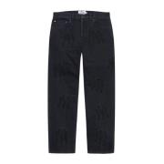 Supreme Begränsad Upplaga New York Yankees Jeans Svart Black, Herr