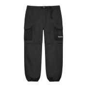 Supreme Begränsad upplaga Cargo Byxor med Mesh Ficka Black, Herr