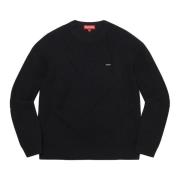 Supreme Svart Ribbstickad Tröja Limited Edition Black, Herr