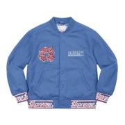 Supreme Varsity Jacket Light Blue Blue, Herr