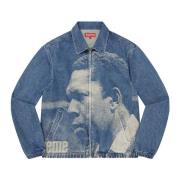 Supreme Begränsad Upplaga John Coltrane Denim Jacka Blå Blue, Herr