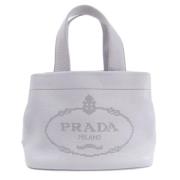 Prada Vintage Pre-owned Laeder handvskor Blue, Dam