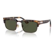 Persol Klassiska unisex solglasögon Brown, Herr