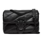 Pinko Love Puff Mini Väska Black, Dam