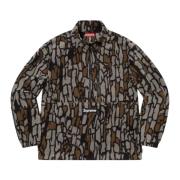 Supreme Begränsad upplaga Olive Treebark Camo Half Zip Pullover Multic...