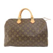 Louis Vuitton Vintage Pre-owned Canvas handvskor Brown, Dam