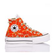 Converse Multifärgad Platform Sneakers Kvinnor Handgjorda Multicolor, ...