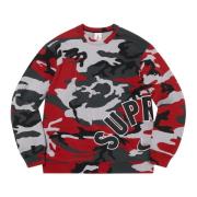 Nike Begränsad upplaga Röd Camo Crewneck Multicolor, Herr