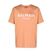 Balmain T-Shirts Brown, Herr