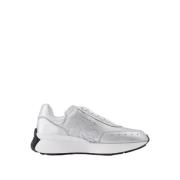 Alexander McQueen Laeder sneakers Gray, Herr