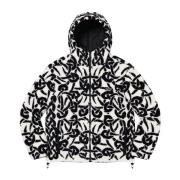 Supreme Celtic Knot Reversible Fleece Hooded Jacket Black, Herr