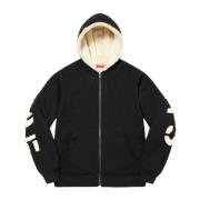 Supreme Faux Fur Fodrad Hoodie Black, Herr