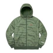 Supreme Begränsad upplaga Windstopper Hoodie Oliv Camo Green, Herr