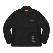 Supreme Begränsad upplaga arbetsjacka svart Black, Herr