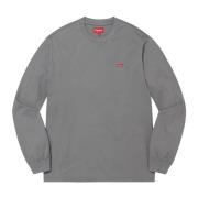 Supreme Begränsad Upplaga Kol Långärmad T-shirt Gray, Herr