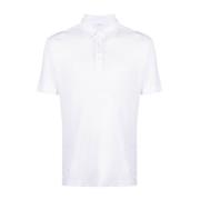 Malo Logo Polo Shirt Vit White, Herr