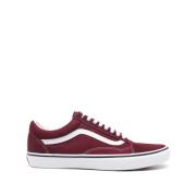 Vans Röda Canvas Sneakers Red, Herr