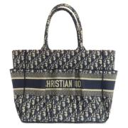 Dior Vintage Pre-owned Canvas totevskor Blue, Dam