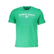 North Sails Tryckt Logot-shirt Green, Herr