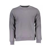 North Sails Blå Crewneck Sweatshirt med Applique Gray, Herr