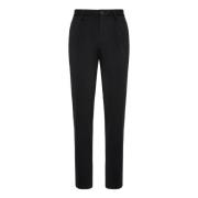 Boggi Milano B Tech B-Tech Stretch Nylon Byxor Black, Herr